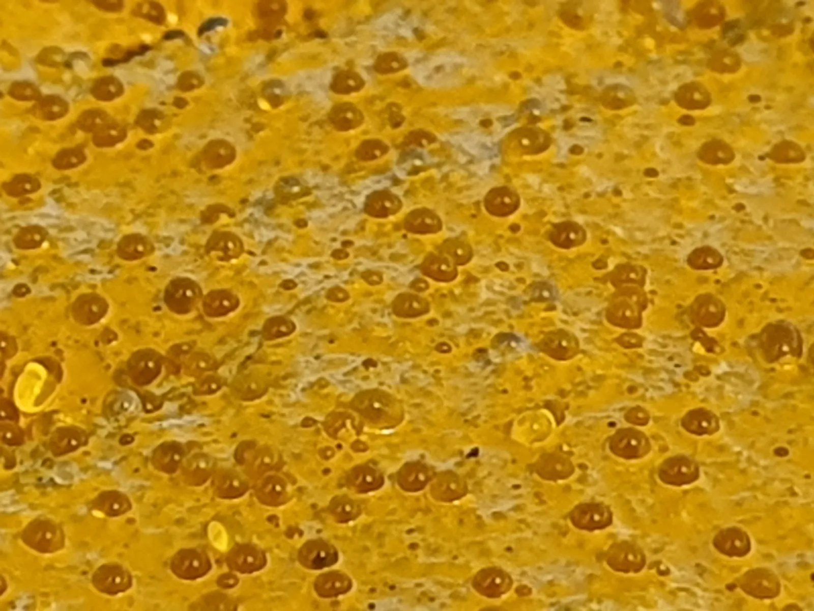 Microesfera de vidrio en la raya
