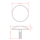 BOTON DE ALUMINIO BT-AL - Vista 2