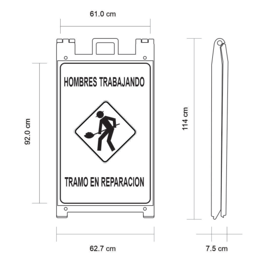 CABALLETE GRAN FORMATO CAB-114-A - Vista 2