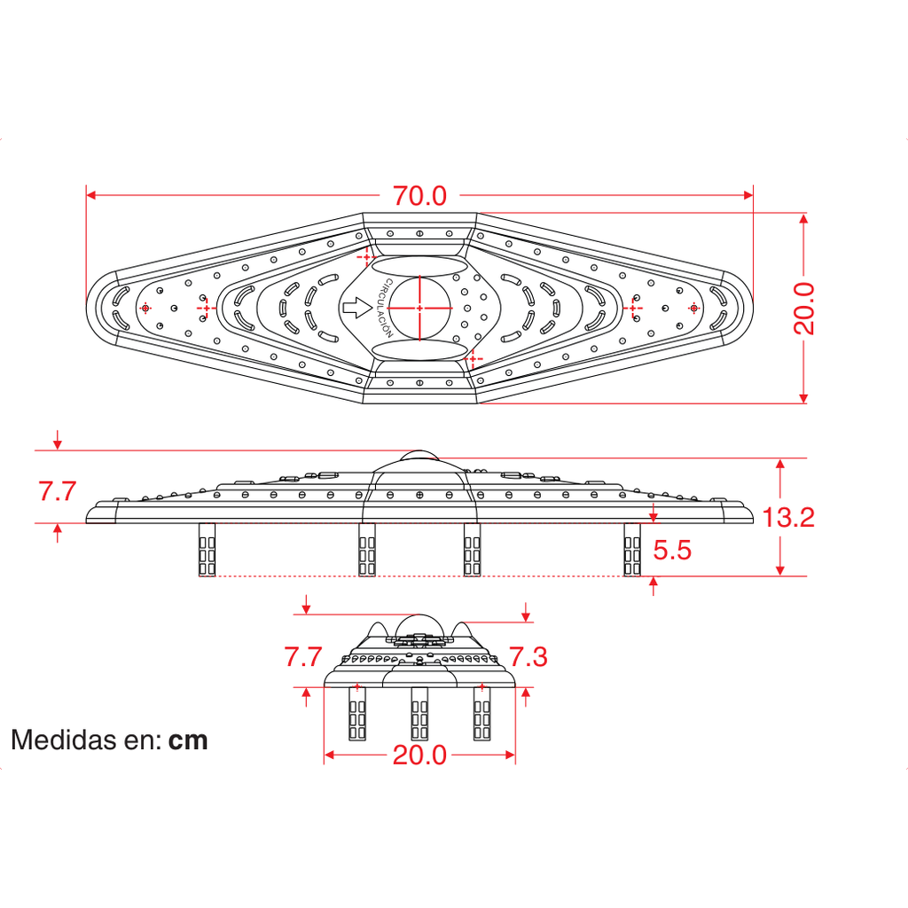CANALIZADOR KAYAK 700 SOLAR - Vista 6