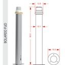 Bolardo Kira Inox - Vista 4