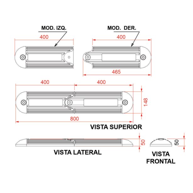 CANALIZADOR 51 C-2 CON HITO C51C-2 - Vista 2