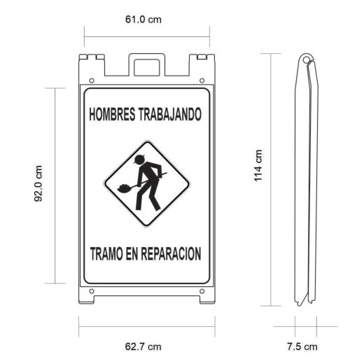 CABALLETE GRAN FORMATO CAB-114-A - Vista 2