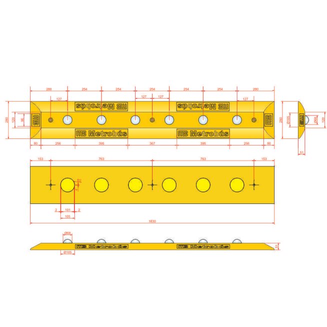 DELIMITADOR CENTRAL CCR-183 - Vista 2