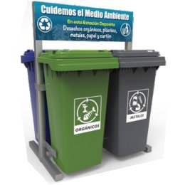 ESTACION DE RECICLAJE ECOL-360-HD1 - Vista 3