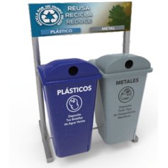 ESTACION DE RECICLAJE ECOL-560-RT1 - Vista 3