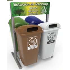 ESTACION DE RECICLAJE ECOL-560-RT1 - Vista 4