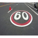 Símbolo de velocidad terminado