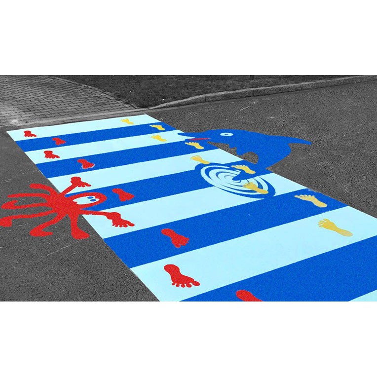Cruce peatonal temático