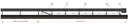 Alzado del terminal TK110: 9,870 mm de longitud total