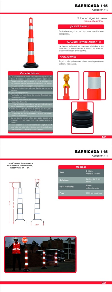 CINTA BARRICADA ROJO BLANCO 3 MTS