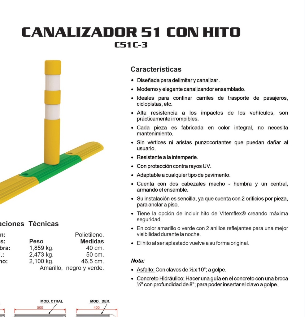 CANALIZADOR 51C-2 CON HITO