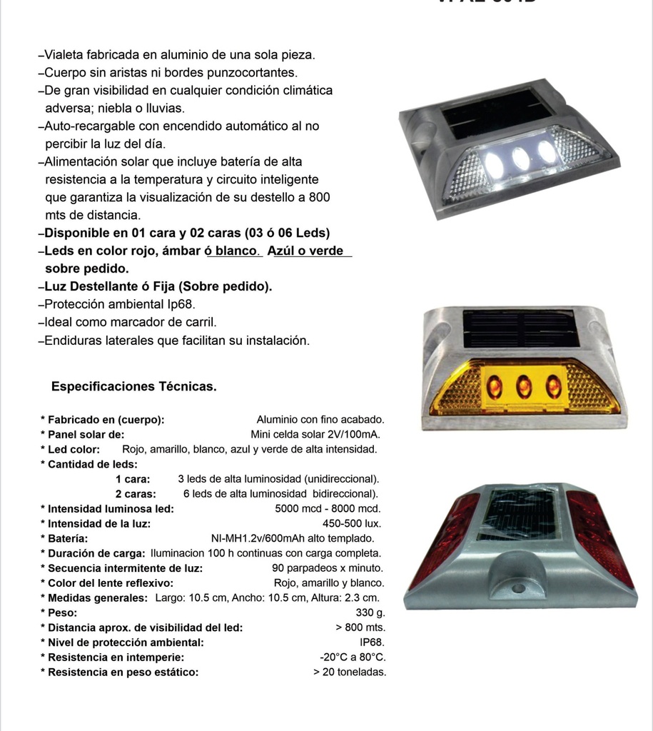 VIALETA 3M (BLANCO, NORMAL, 1 CARA)