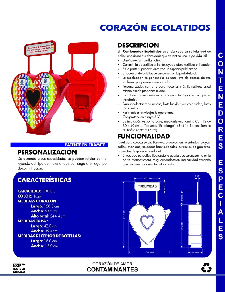 CORAZÓN ECOLATIDOS