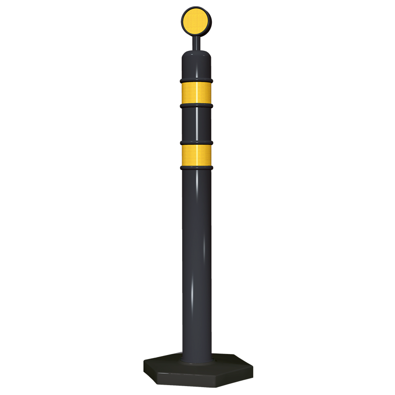 [R-1145] Poste Alineador Negro R-1145