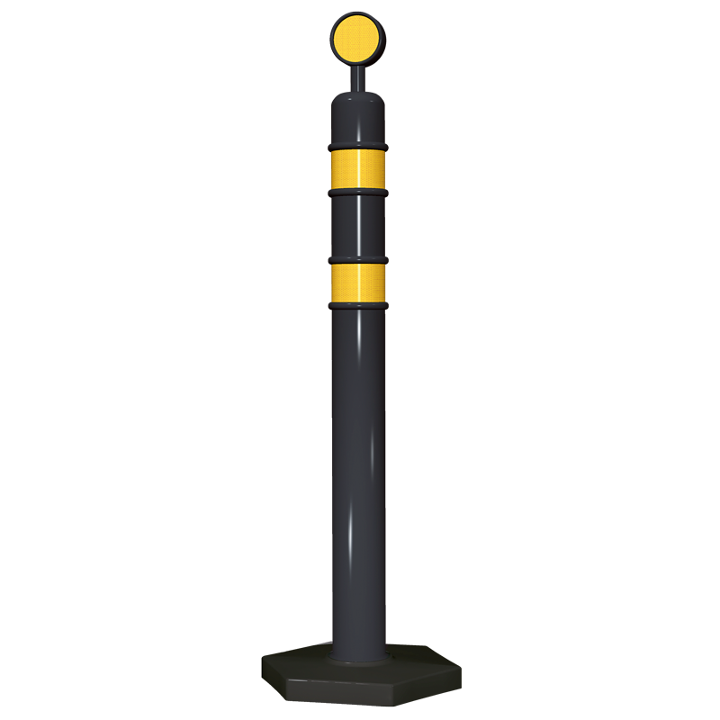 [R-1145] Poste Alineador Negro R-1145
