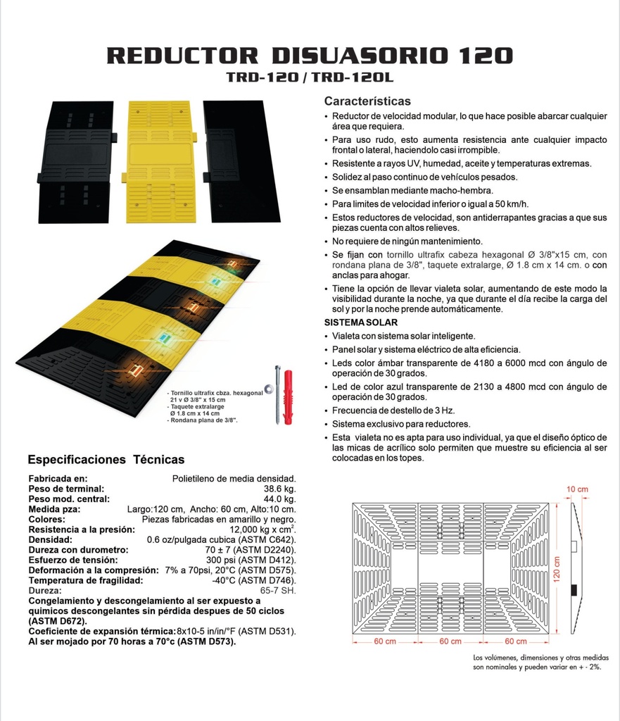 REDUCTOR DISUASORIO 120