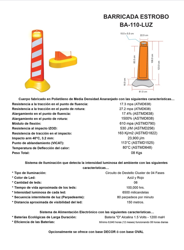 BA 110 LUZ