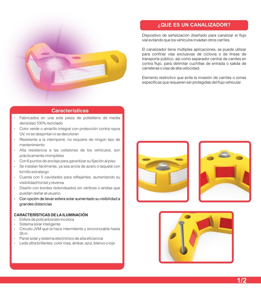 CANALIZADOR BUMERANG 10 SOLAR (C BG 50 10S)
