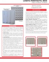 Loseta LPT INOX 02 LPT INOX 03 ES