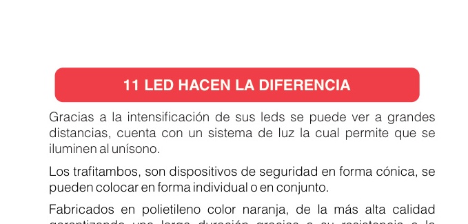 TRAFITAMBO 117 CON LUZ (TSP 117 LUZ)