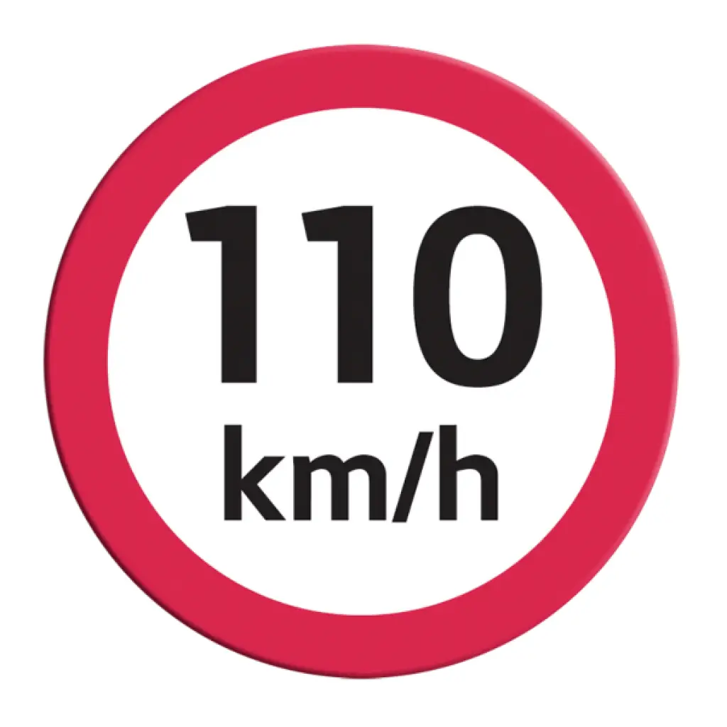 SEÑAL SR-9 (VELOCIDAD) (INGENIERIA, ANGULAR, CAL 16, CON ANTIGRAFITI, CIUDAD, 61 X 61 CM)