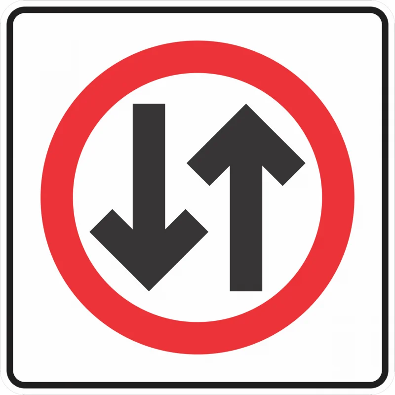 SEÑAL SR-14 (DOBLE CIRCULACIÓN)