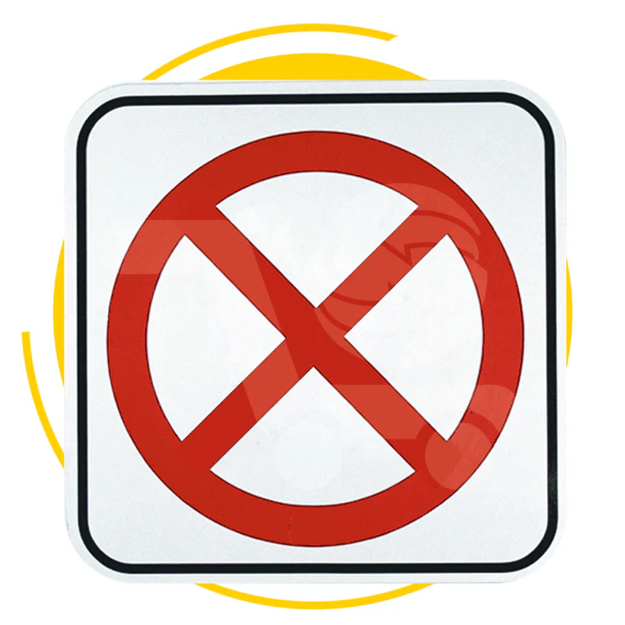 SEÑAL SR-20 (NO PARAR)