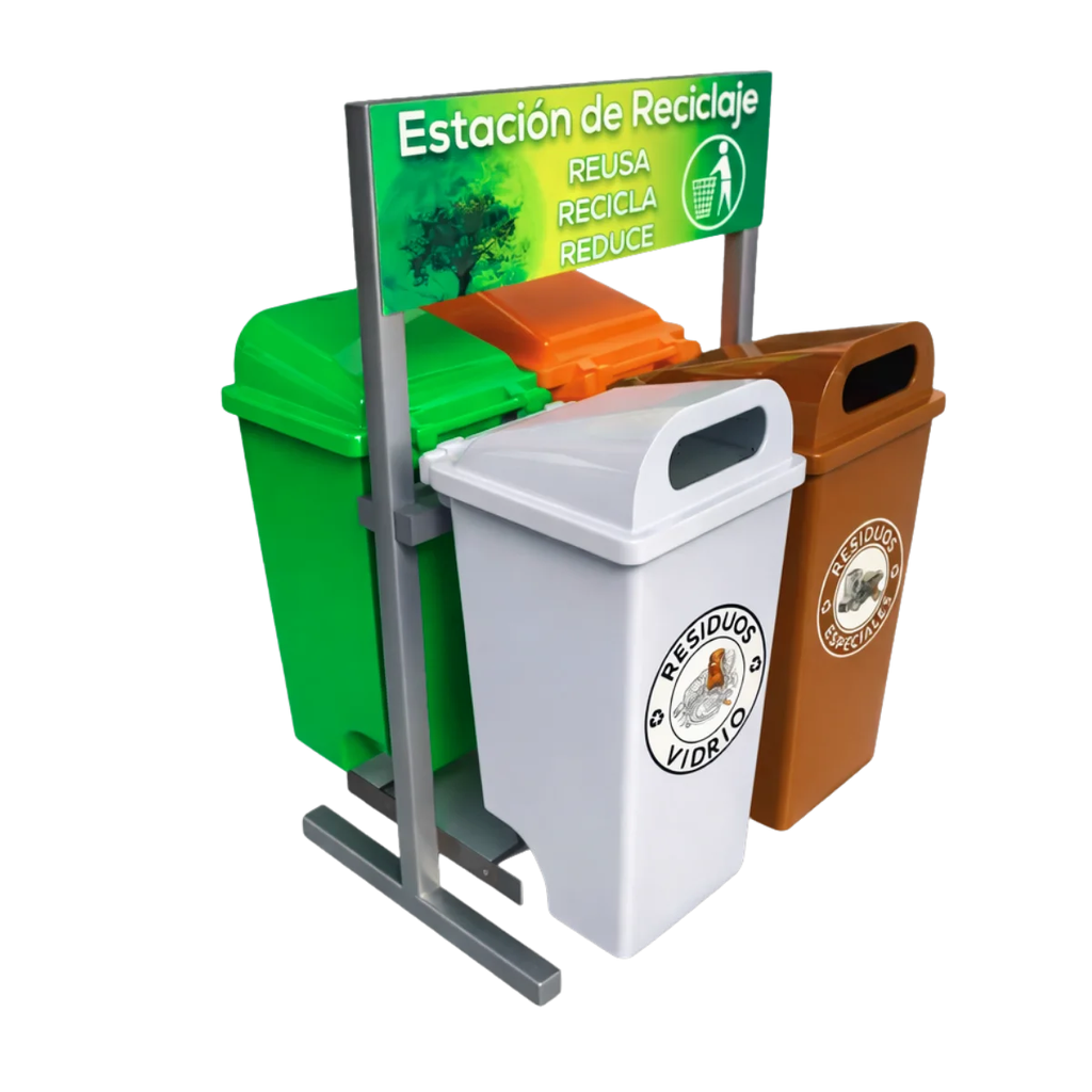 Estación de Reciclaje ECOL-560-RT2 (Amarillo)
