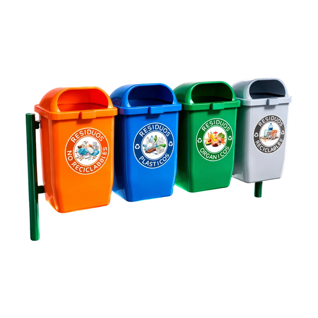 Estación de Reciclaje EUROPA-200-HDG1 (Verde)