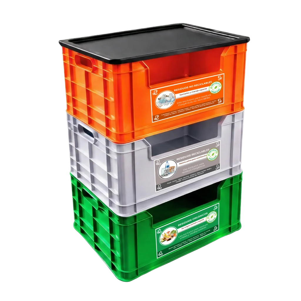 [RECICAJA-47] Cajas de Polímero Apilables RECICAJA-47