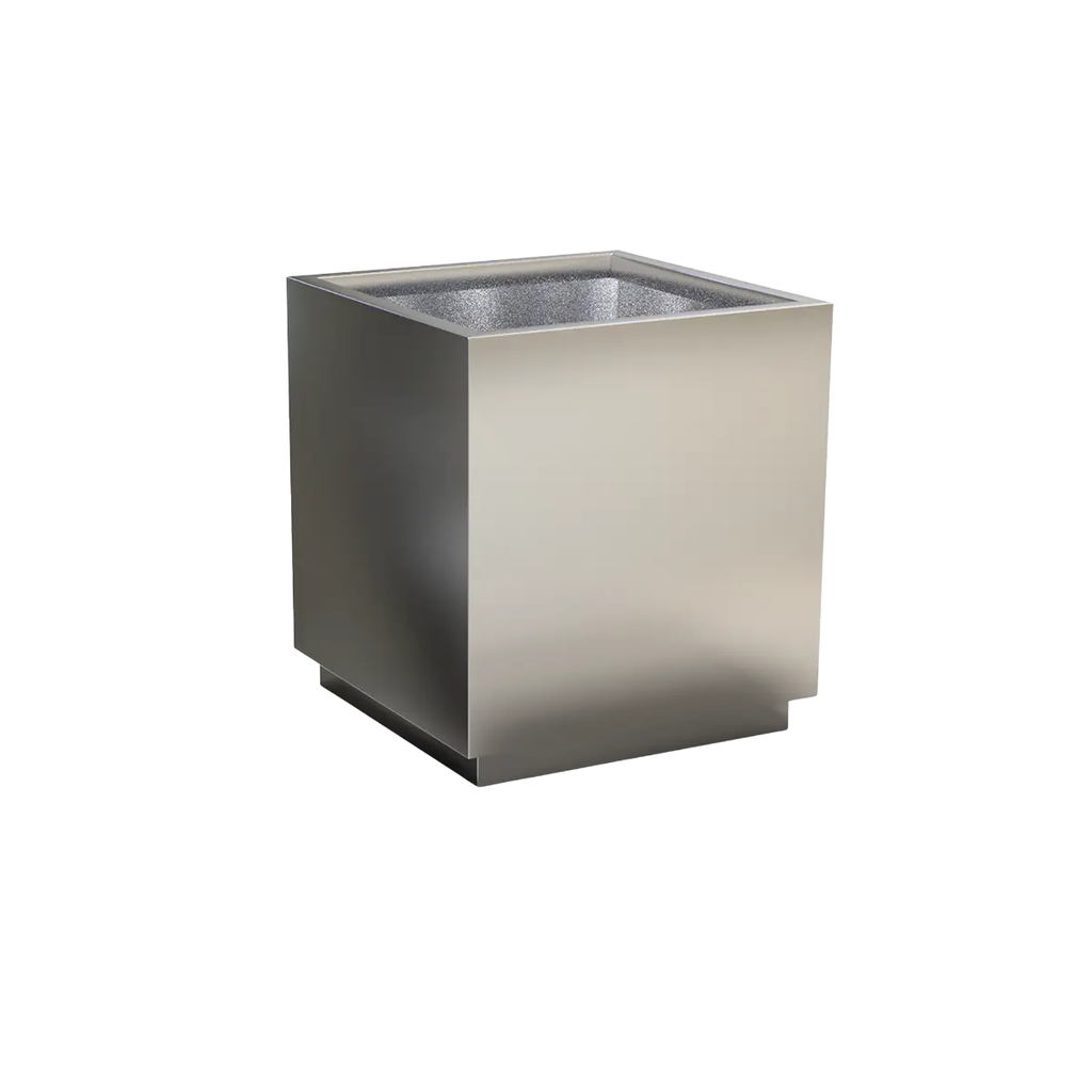 [MAC373742P3] Maceton Cubo Acero Inox