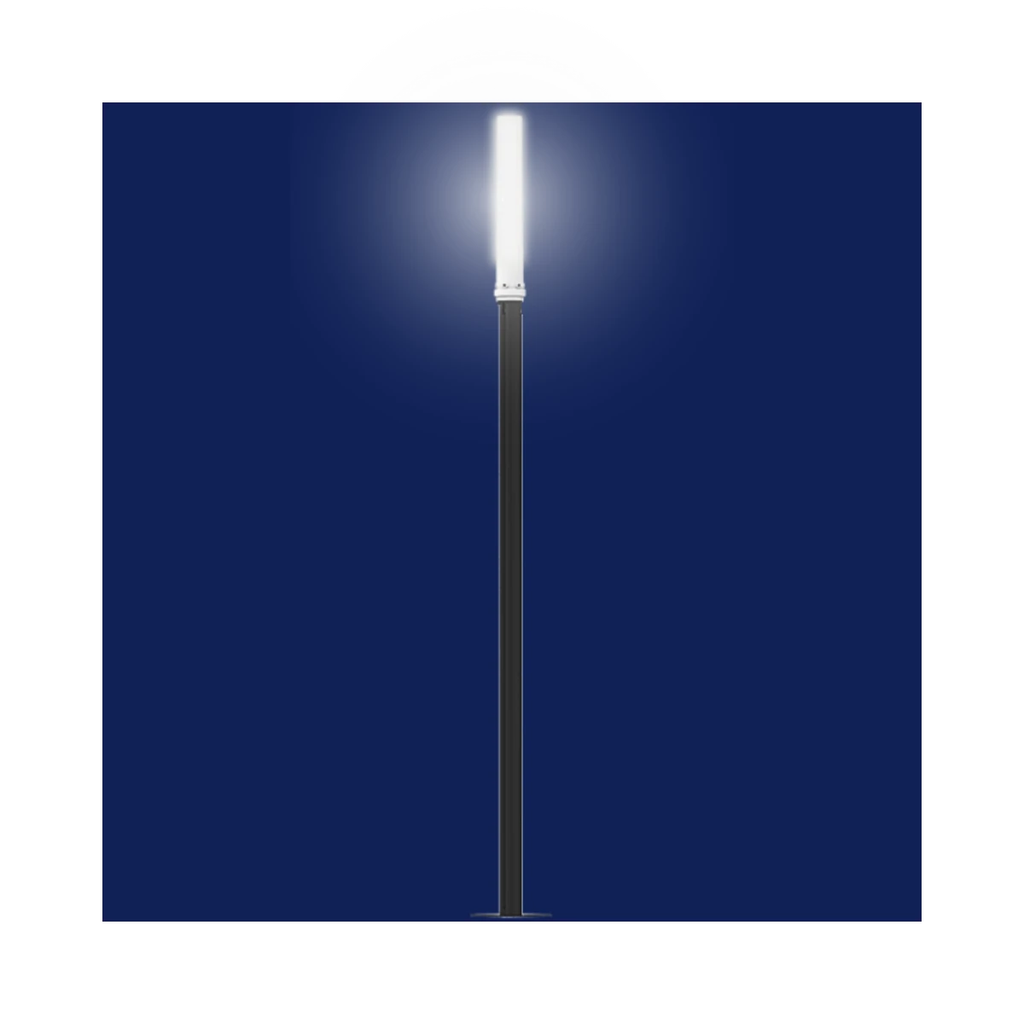 [LUM 770 ANTIVANDALICA] Luminaria Antivandálica 770 (Luminaria con poste – 30 W Sistema a Luminaria MOD LCC)