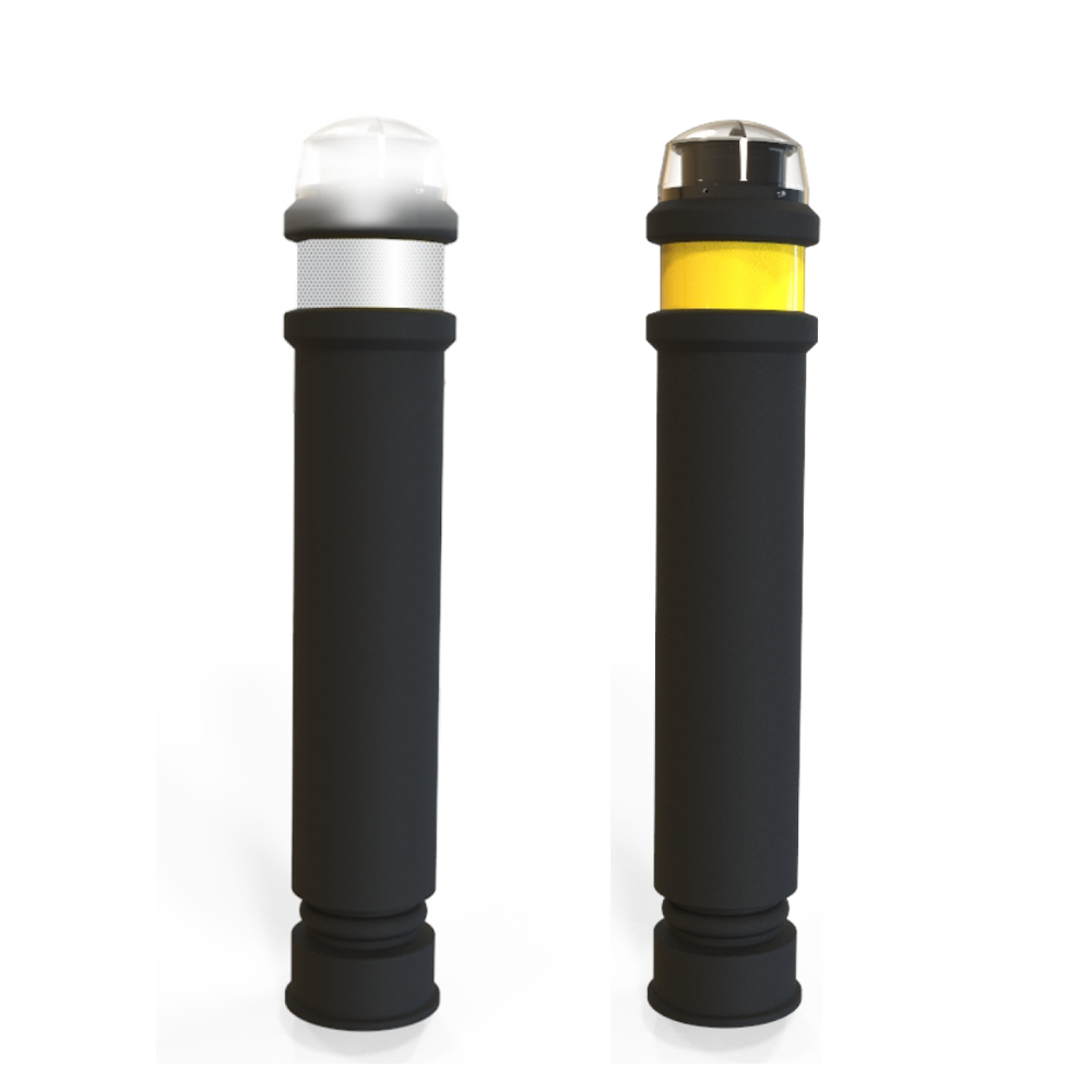 Bolardo Luminus Solar (Negro solar)