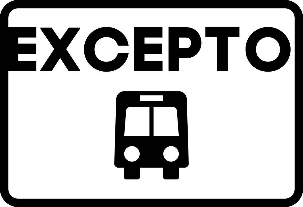 Señal SR-C2 Excepción (Ingeniería, PTR, 61 X 61 CM)