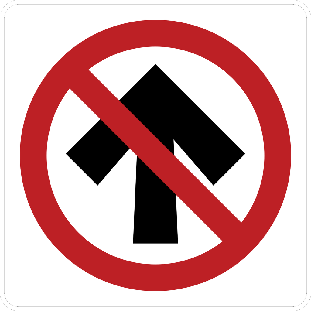 Señal SR-26 Prohibido Circular de Frente