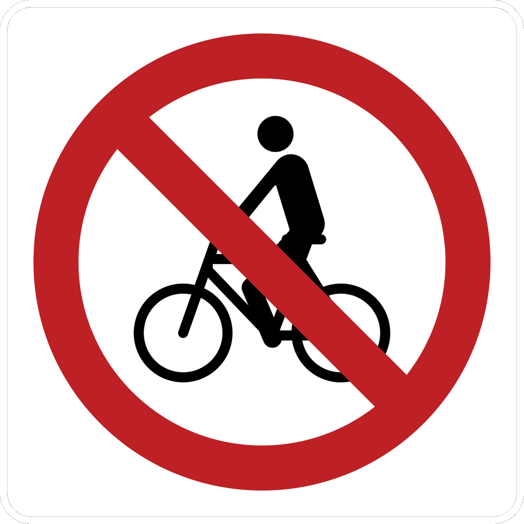Señal SR-30 Prohibida la Circulación de Bicicletas