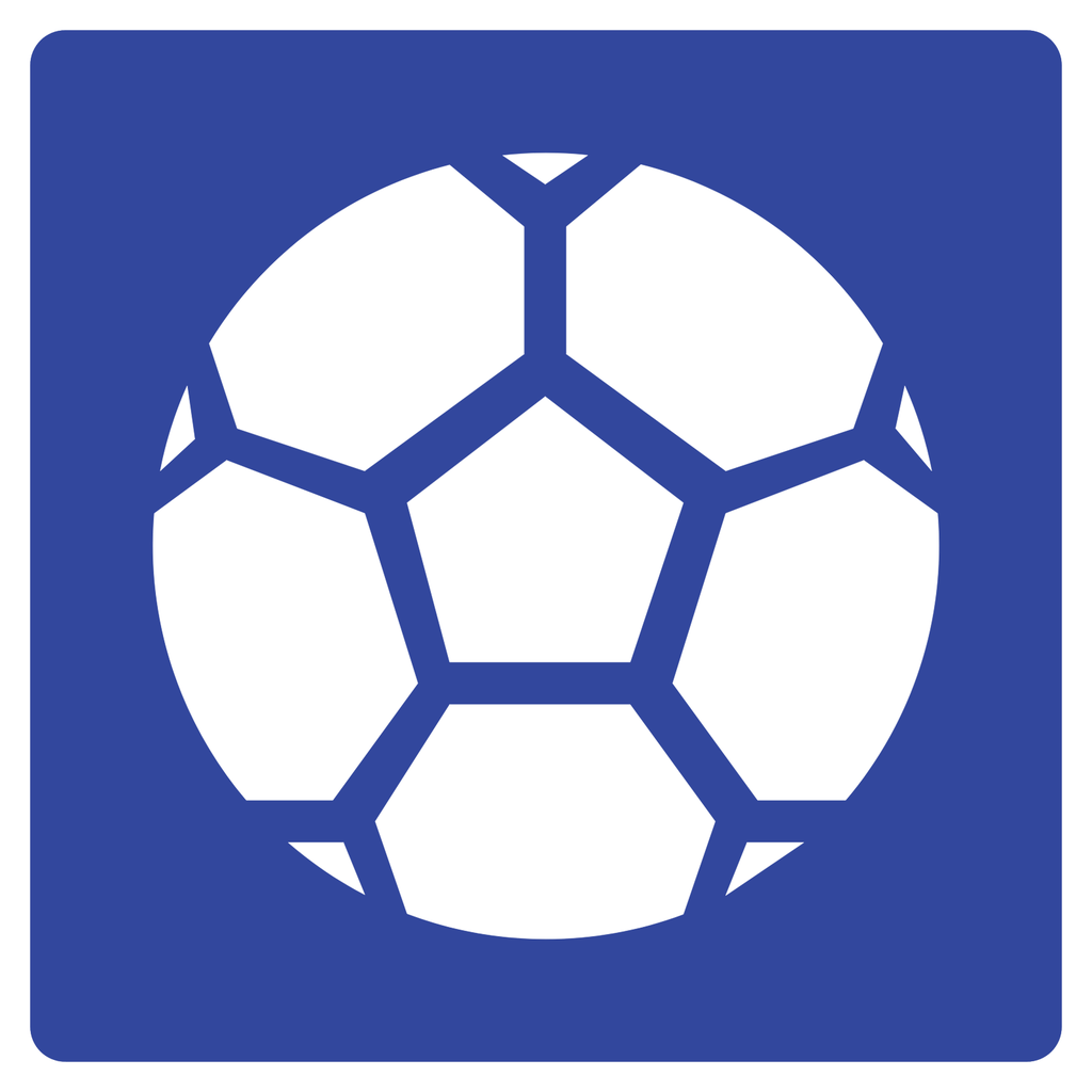 SEÑAL SIT-28 (FUTBOL) (Ingeniería, PTR, 61 X 61 CM)