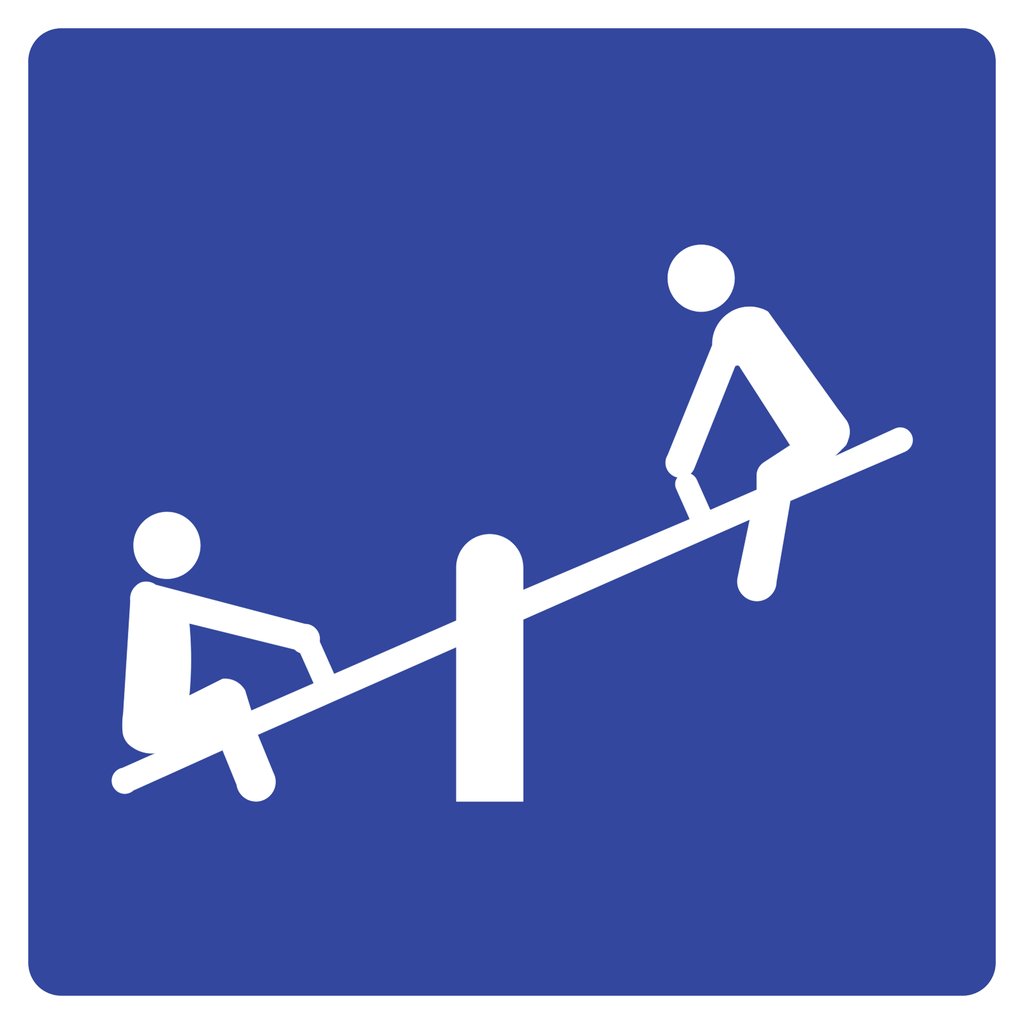 SEÑAL SIT-37 (JUEGOS INFANTILES) (Ingeniería, PTR, 61 X 61 CM)