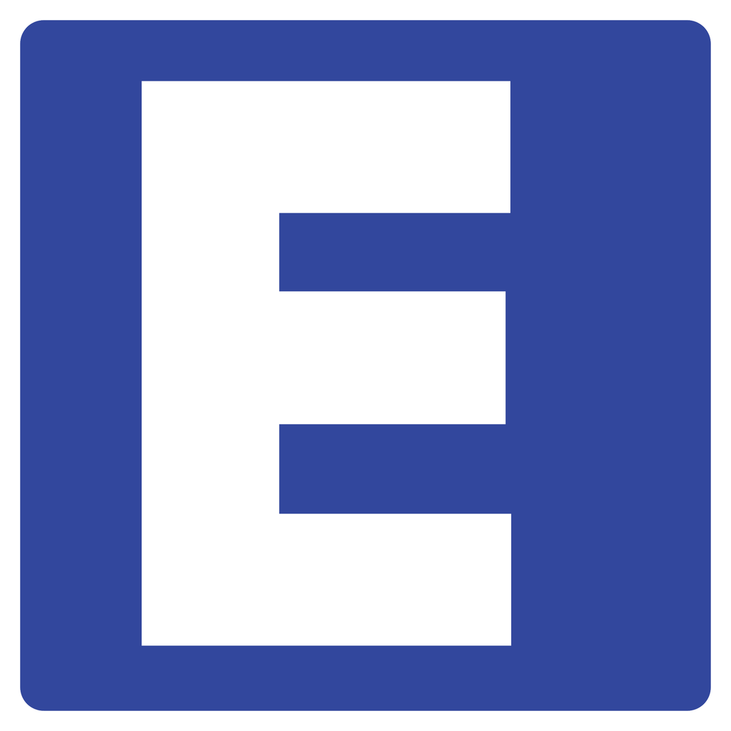 SEÑAL SIS-8 (ESTACIONAMIENTO) (Ingeniería, PTR, 61 X 61 CM)