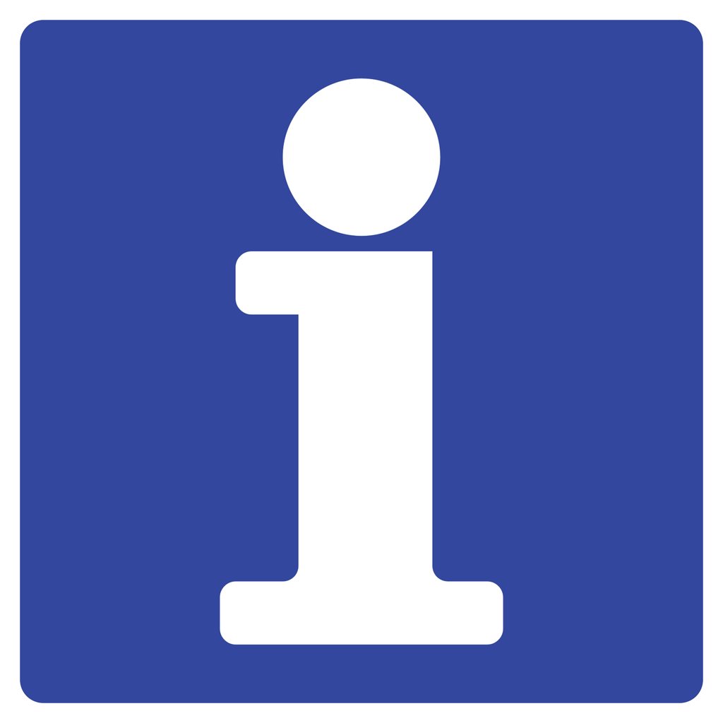 Señal SIS-14 Información (Ingeniería, PTR, 61 X 61 CM)