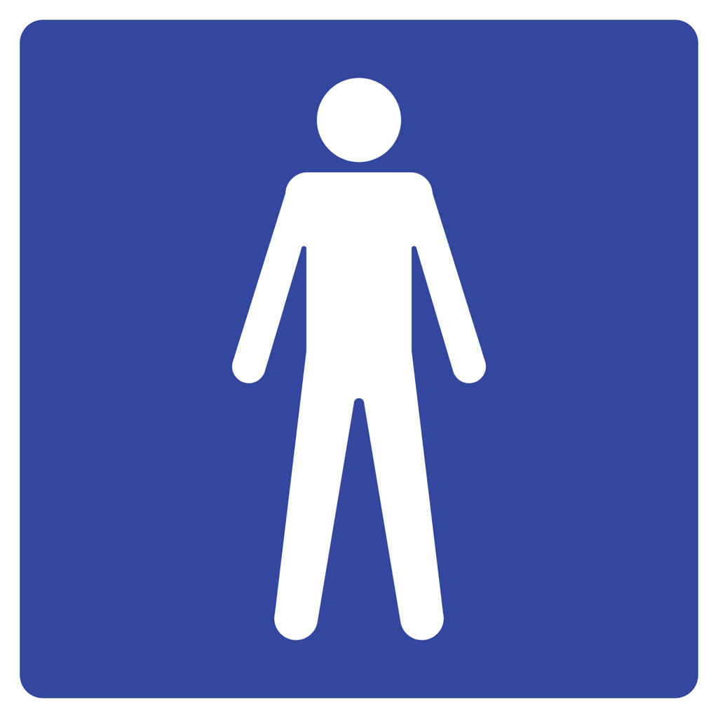 SEÑAL SIS-56 (SANITARIO DE HOMBRES)