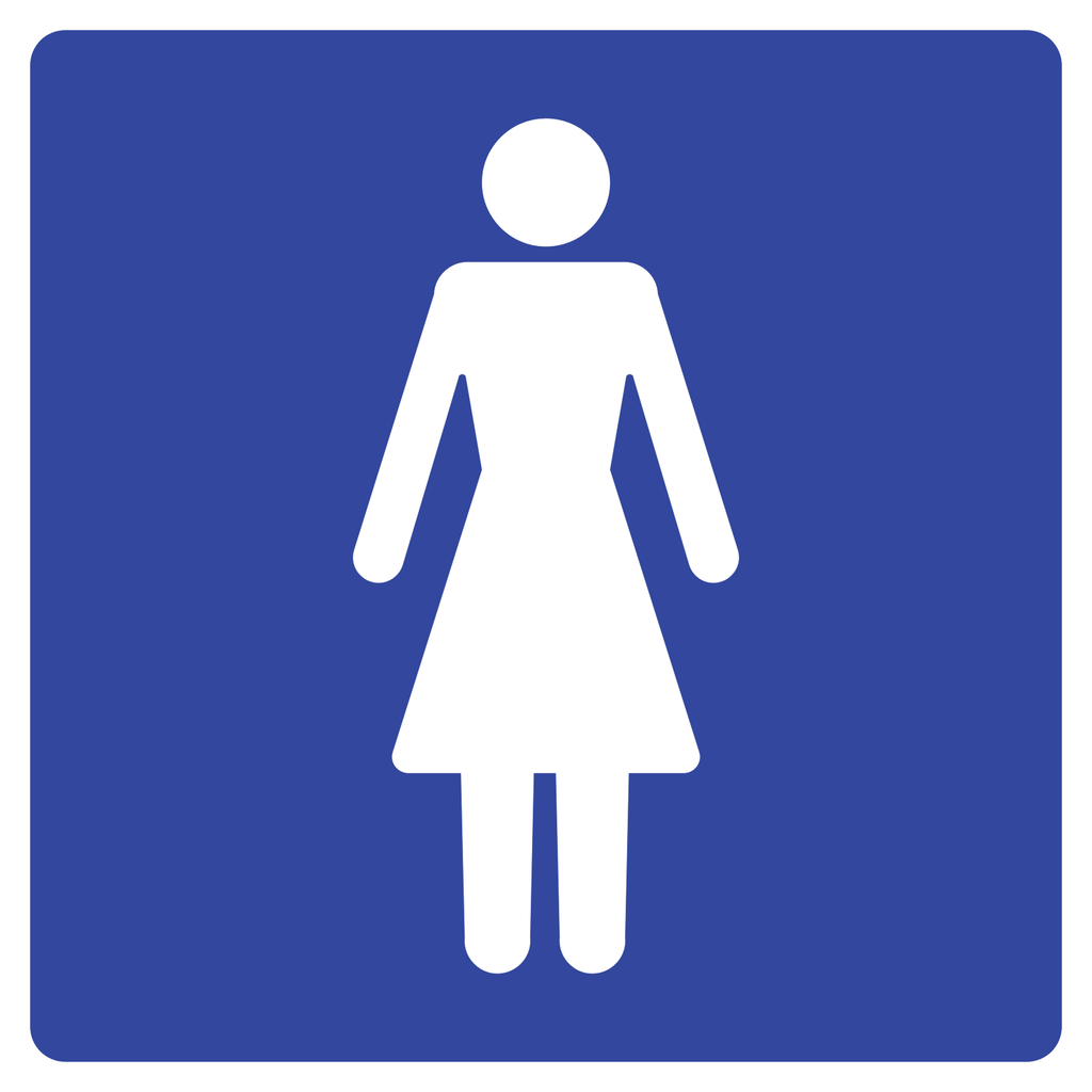 SEÑAL SIS-57 (SANITARIO DE MUJERES)