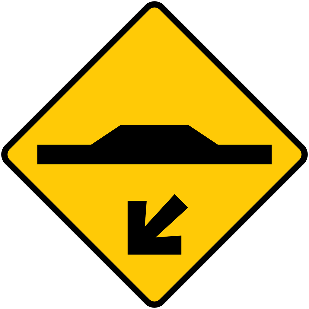 Señal SP-41B Reductor de velocidad (Ingeniería, PTR, 61 X 61 CM)