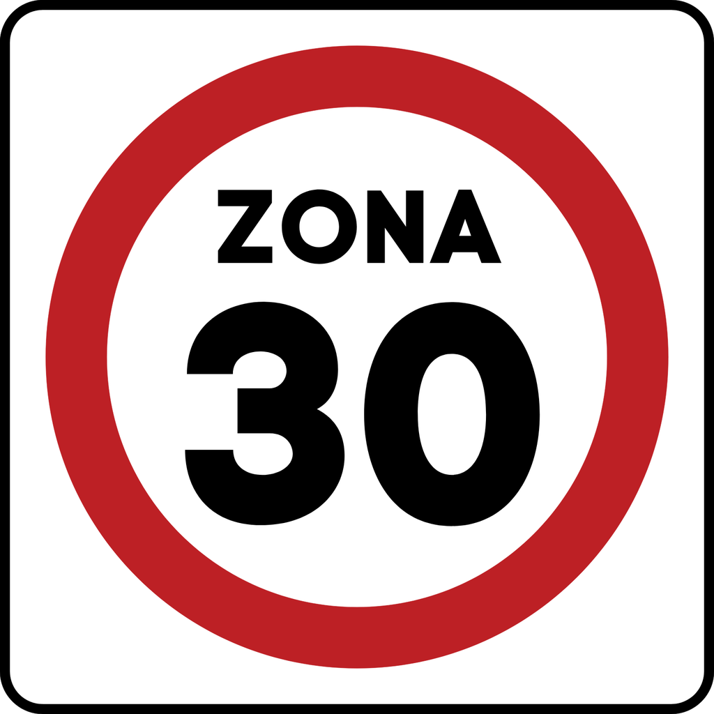 Señal SR-40 Zona 30