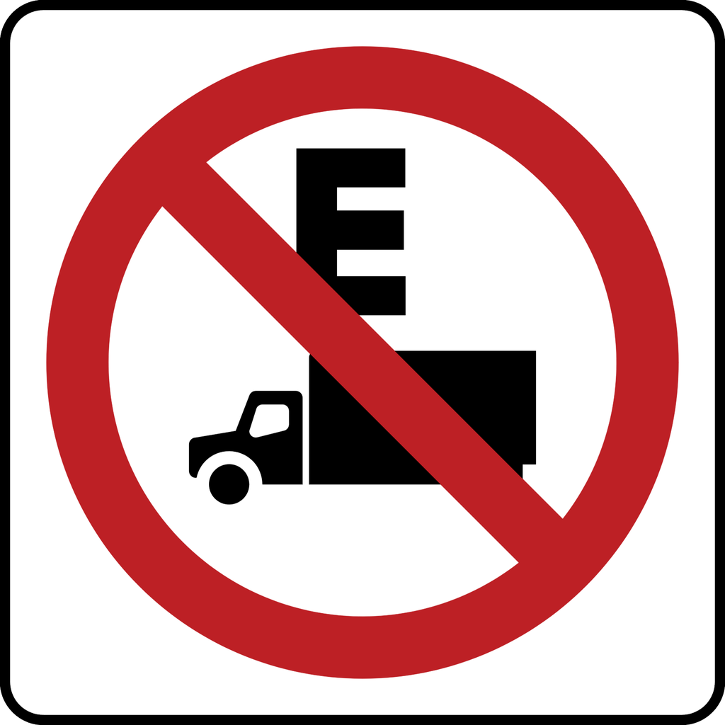 Señal SR-22A3 Prohibido Estacionarse (Ingeniería, PTR, 61 X 61 CM)