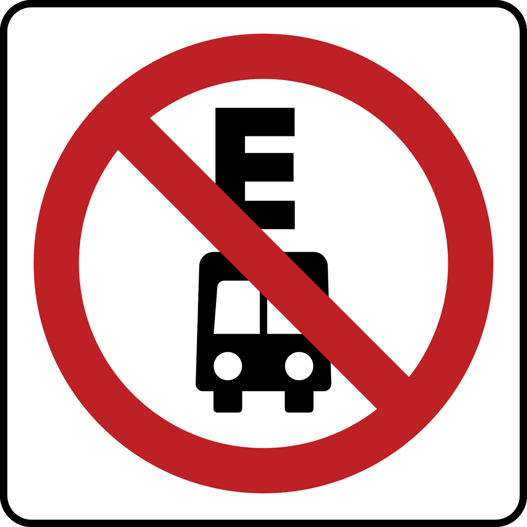 Señal SR-22A2 Prohibido Estacionarse (Ingeniería, PTR, 61 X 61 CM)