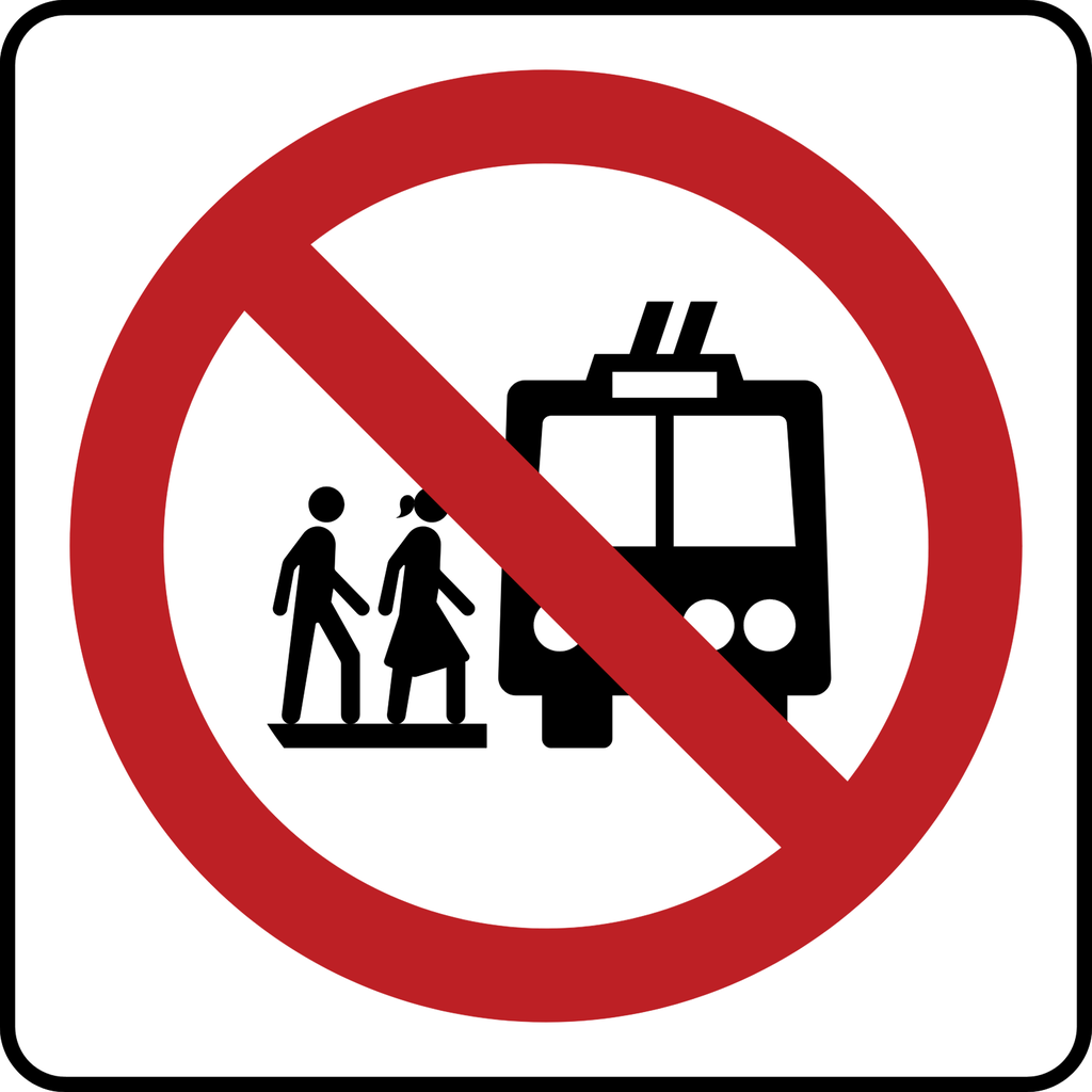 Señal SR-19A2 Parada prohibida