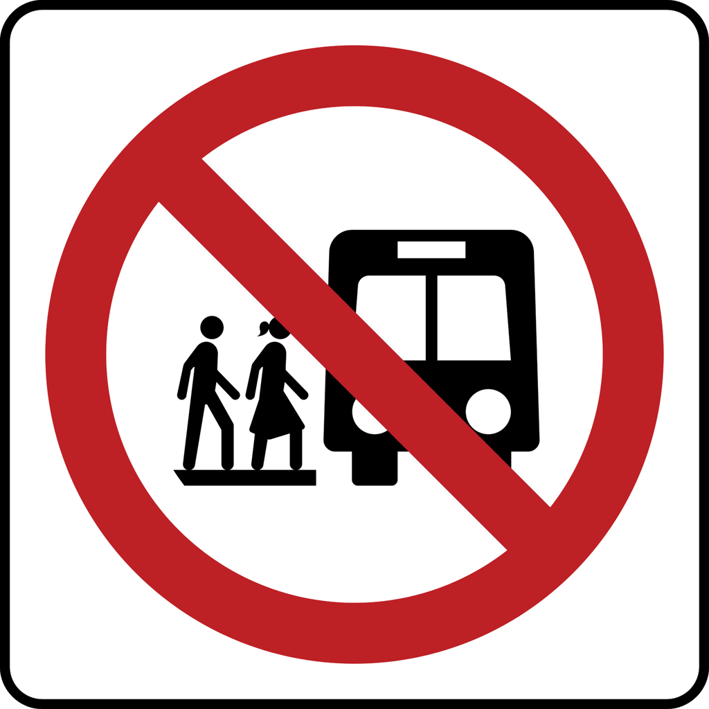Señal SR-19A1 Parada Prohibida