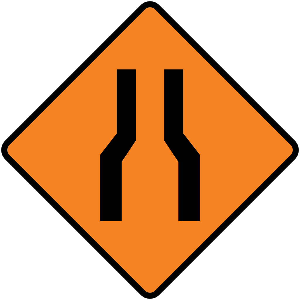 Señal SPP-20 Reducción simétrica (Ingeniería, PTR, 61 X 61 CM)